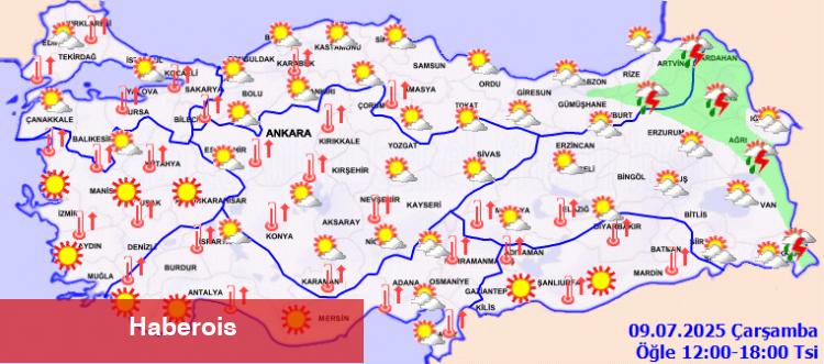 Sıcak hava tesirini artırıyor! Doğu’da yağış alarmı