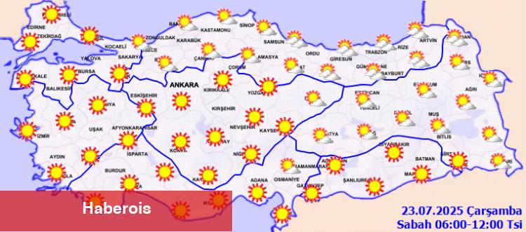Sıcaklıklar tekrar mevsim normallerinin üzerinde!