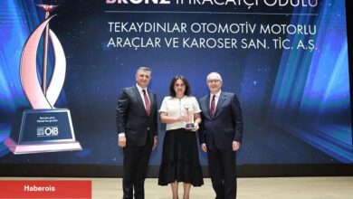 Tekaydınlar'a OİB'den bronz ihracatçı mükafatı - Haberois Tekaydınlar'a OİB'den bronz ihracatçı mükafatı