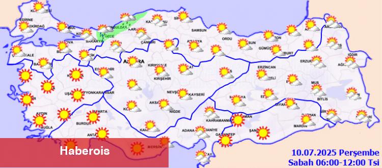 Tekrar +38 dereceleri göreceğiz - Haberois Tekrar +38 dereceleri göreceğiz