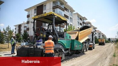 TOKİ Bölgesi Sıcak Asfaltla Buluştu