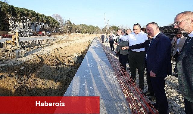 Tünel segmentleri İzmit'teki ana üretim alanına geldi