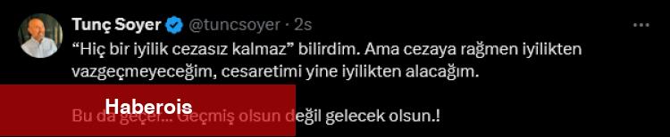 Tutuklanan Tunç Soyer'den mesaj: İyilikten vazgeçmeyeceğim - Haberois Tutuklanan Tunç Soyer'den mesaj: İyilikten vazgeçmeyeceğim