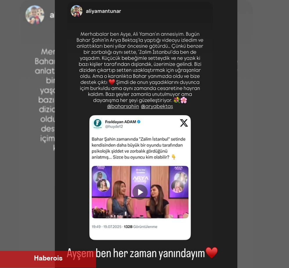 Ünlü oyuncu hakkında şok iddia! Mine Tugay sette Bahar Şahin'e şiddet mi uyguladı?