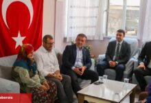 Vali Sözer'den Şehit Osman Er’in ailesine ziyaret