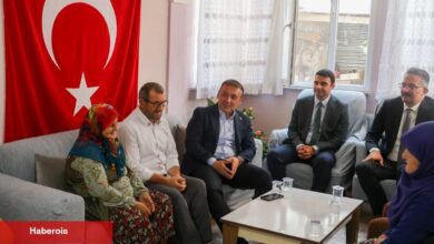 Vali Sözer'den Şehit Osman Er’in ailesine ziyaret