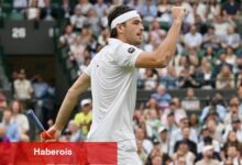 Wimbledon'da tek erkeklerde dünya 5 numarası Taylor Fritz, çeyrek finalde!