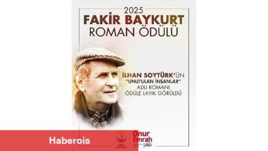 Yoksul Baykurt Roman Ödülü'nün sahibi belirli oldu